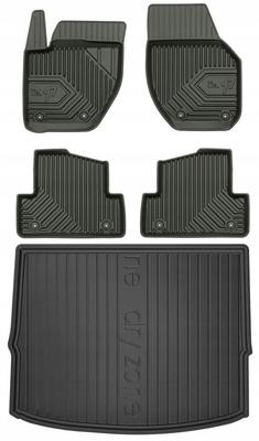Set 77 Rubber Mats And Cover Volvo V40 2 From 2012-2019 G
