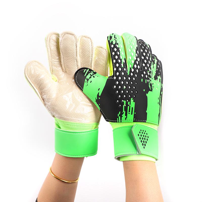 

Утолщенные латексные перчатки вратаря с защитой запястий и пальцев для занятий спортом на открытом воздухе Size 6