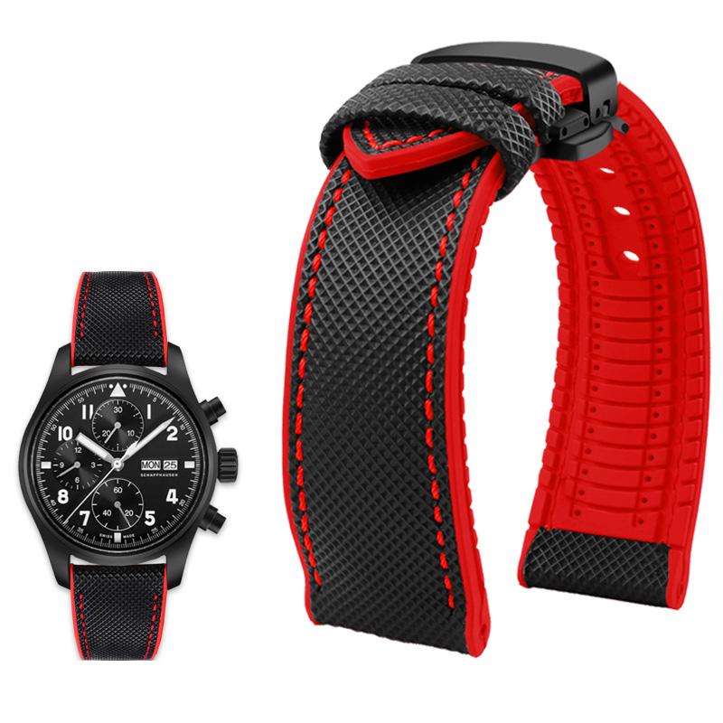 Klassisches 20 mm 21 mm 22 mm Canvas-Nylon für Seiko-Uhren. Gummiband, wasserdichtes Armband für Herren, für Tissot, Citizen, Mido, Uhrenzubehör