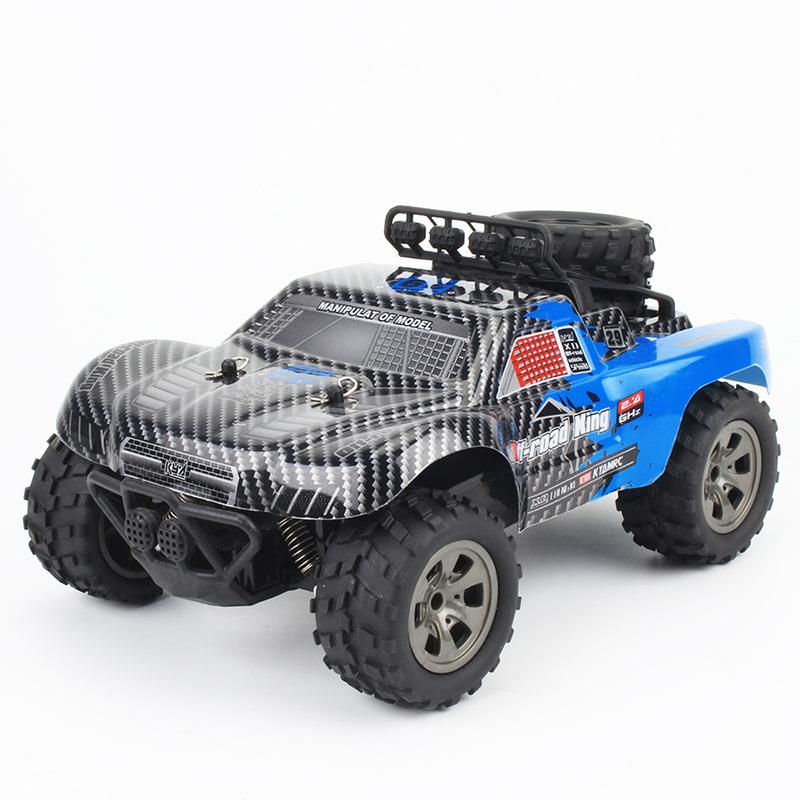 

1:18 Scale 2.4G RC Short Course Truck, 18km/h High Speed with Spare Tire & Cool Remote, Kids Off-Road Toy Car