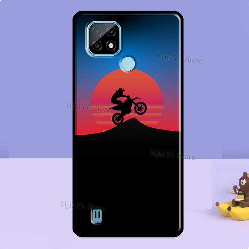 Moto Cross Motorcycle Sports For Realme GT Neo 5 10 11 Pro Plus C55 C35 C33 C31 C30 C21Y OnePlus 11 Nord CE 2 Lite Case