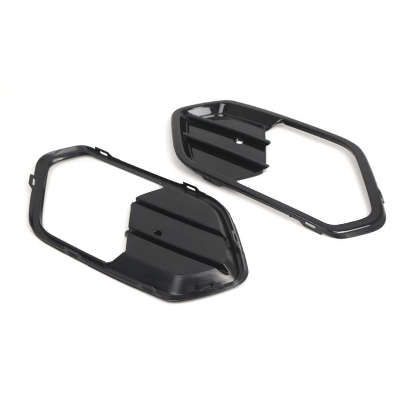 1 Pair Fog Light Cover Bezel FO1038164 GJ5Z-17K946-AB for Escape Kuga 2017-2019 Front Fog Light Bezel Trim Replacement