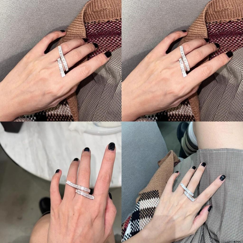 Trendy Open Design Ring With Radiant Zircon Stones For A Stunning Look For Women