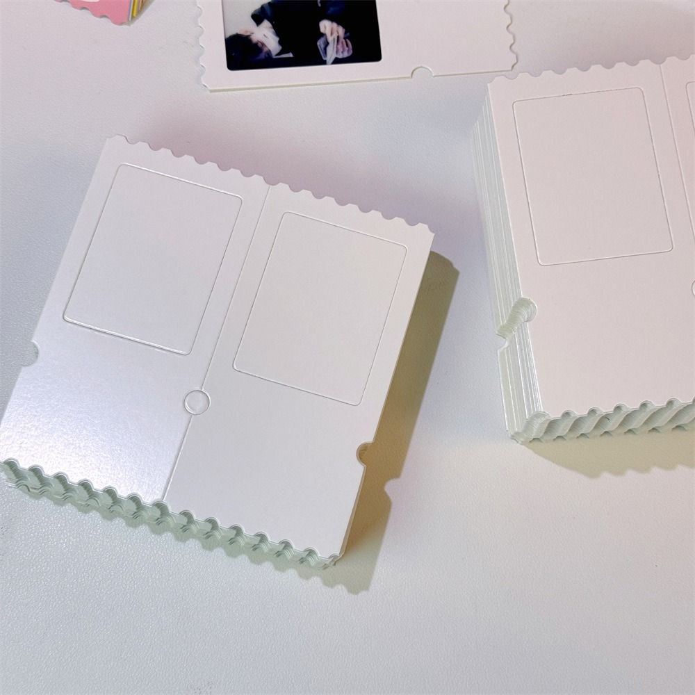 20Pcs Paper Slideshow Transparent Card Peripheral Blank Ticket Root Frame Gift