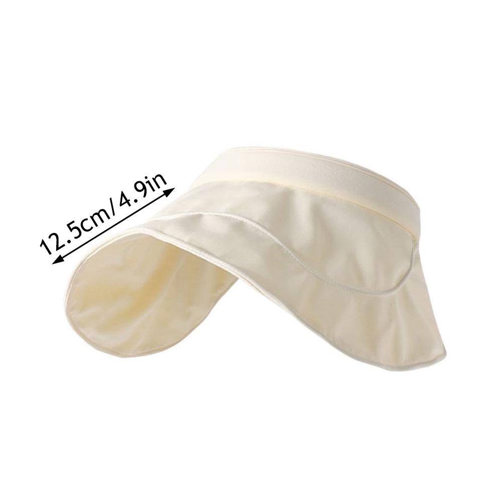 Foldable Sun Hats For Women Wide Brim Empty Top Visor Cap Outdoor Uv Protection Female Adjustable Sunscreen Hat Sport Visors