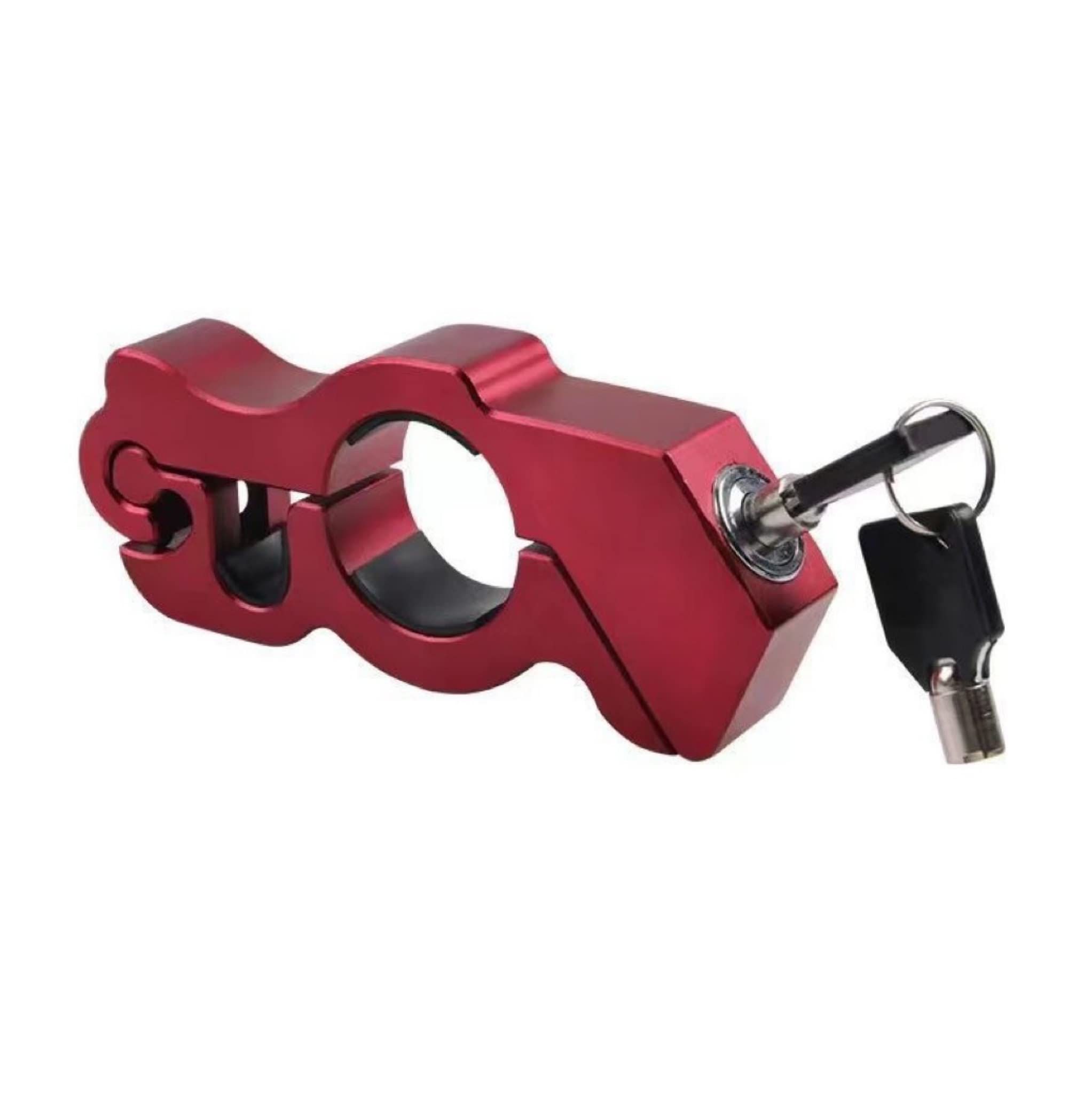 

Motorcycle brake accelerator and handlebar lock for easy and with spare key Compatible with classic American Super and Enhanced security lock, lock,