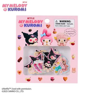 Conjunto de adesivos Sanrio ( Anime original da Netflix My Melody & Kuromi ) NOVO