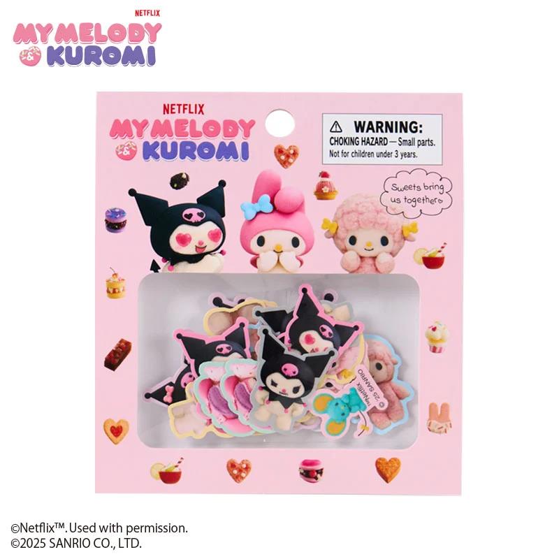 

Набор наклеек Sanrio ( Оригинальное аниме Netflix My Melody & Kuromi ) NEW