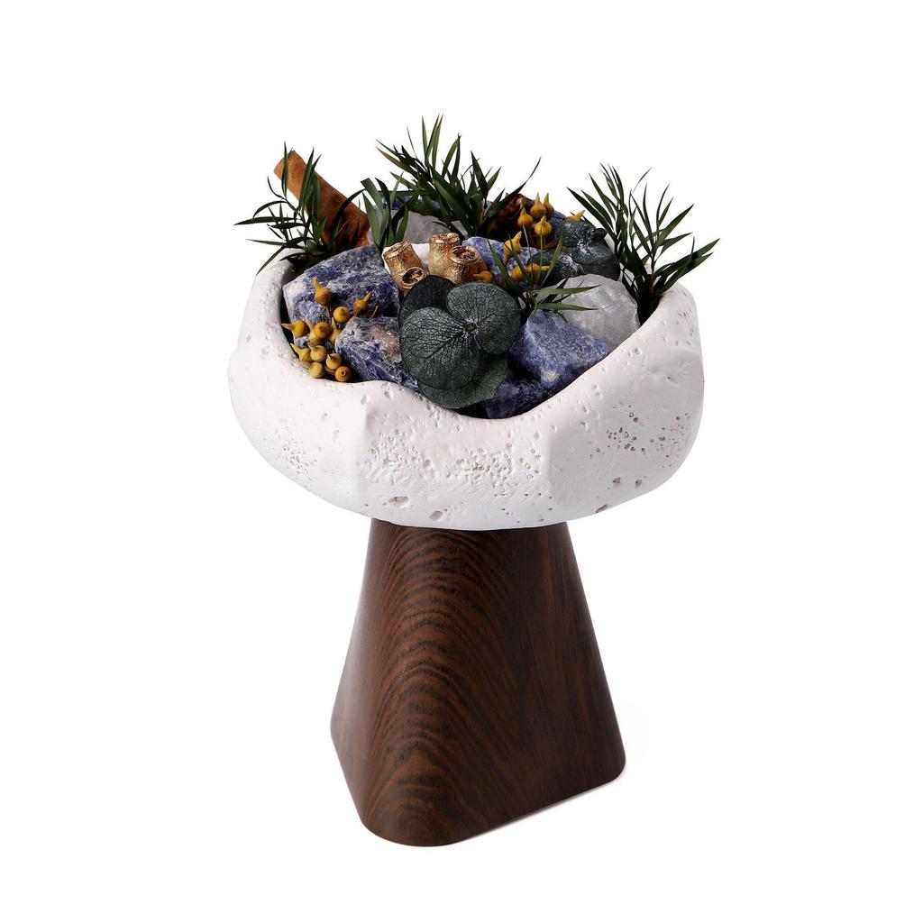 Wilderness Secret Scented Stone Diffuser Gift Set - Indoor Flameless Aroma Ornament for Holidays and Parties