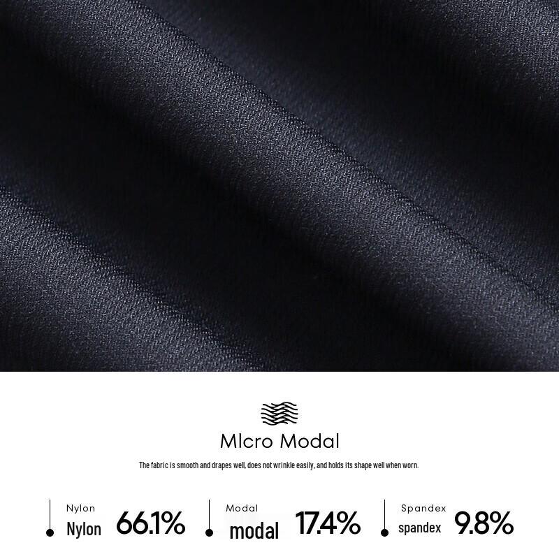 K-Boxing Men's Slim-Fit Business Casual Pants BQXR2315