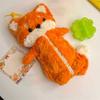 1 Pcs Plush Cat Pen Bag Cute Desktop Cartoon Stationery Storage Bag Pencil Case