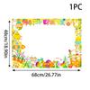 1pc 2026 New Easter Decoration Funny Photo Frame, Paper New Year Photography Props, Party Supplies, Happy Easter Decorations