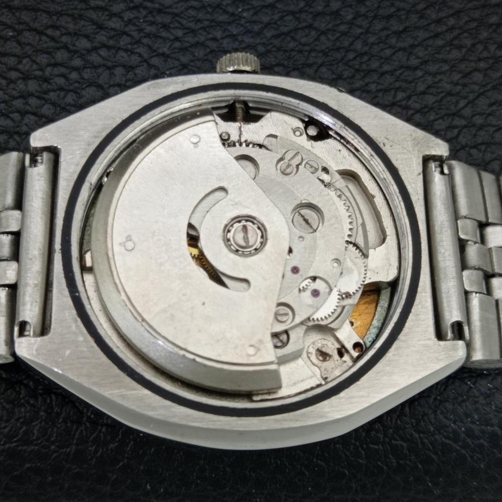 GENUINE VINTAGE RICOH R31 AUTOMATIC JAPAN MENS PURPLE COLOR DIAL WATCH a709228-1