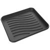 Black Plastic Shoe Drip Mat 38x38cm