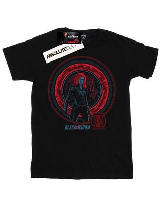 Camiseta para Homem Filme Viúva Negra Globo de Computador