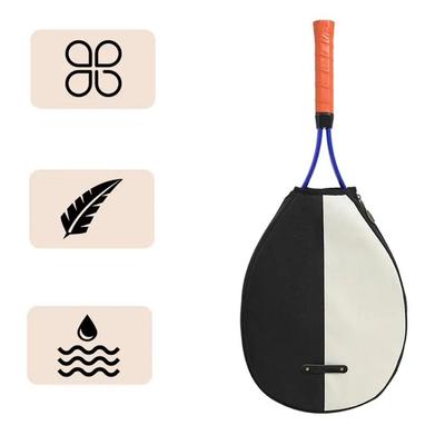 Large Capacity Tennis Rackets Bag Waterproof Zipper Closure Racquet Backpack Organizer Adjustable Strap Racquet Sports Bag