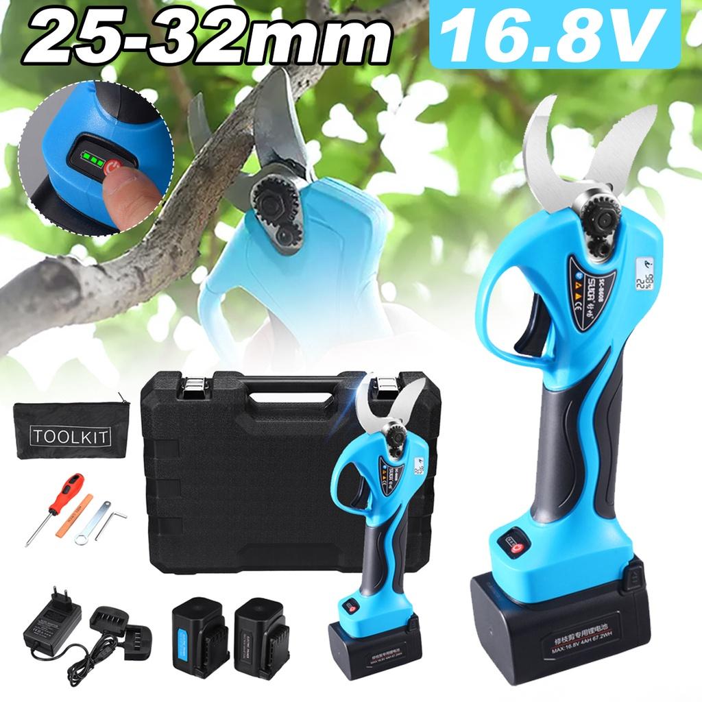 1500W Cordless Pruner Lithium-ion Pruning Shear Efficient Scissors Bonsai Electric Tree Branches Garden Tool