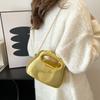Korean Version of Exquisite Acrylic Glossy Women's Chain Dinner Bag, New Fashion Shoulder Messenger Bag