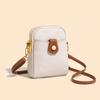 Fashion Women's Genuine Leather Diagonal Cross Head Layer Cowhide Coin Purse Cowhide Shoulder Bag
