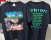 1991 YES Band Union World Tour 2 Lados Algodón Negro Unisex Camiseta Reimpresa S5XL Camiseta Unisex