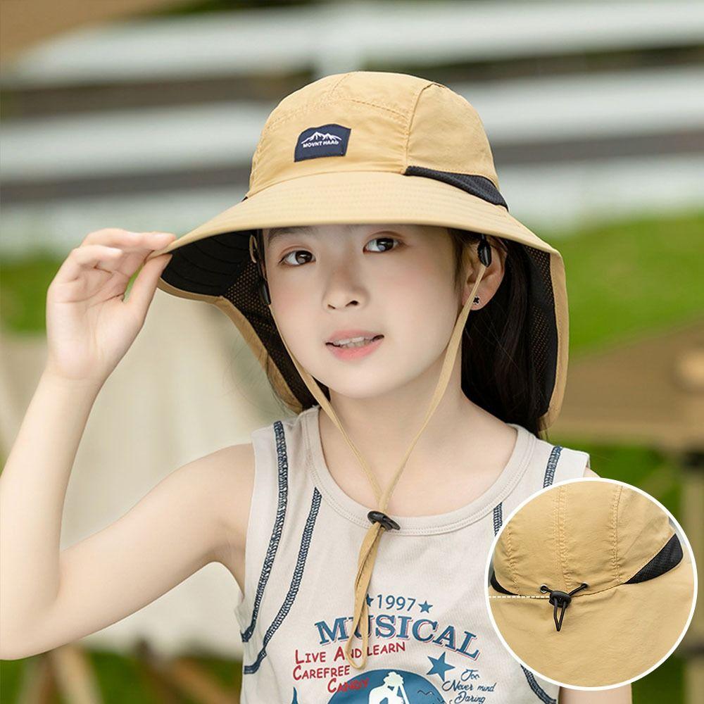 Breathable Children's Sun Hat Sun-Shade Fisherman Hats Casual Kids Beach Caps  Spring and Summer