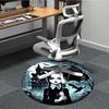 Tappeto Rotondo Mercoledì Addams per Ufficio, Antiscivolo, Morbido e Durevole, Tappeto da Ufficio per Decorazione d'Interni, Perfetto per Ufficio, Bella Decorazione