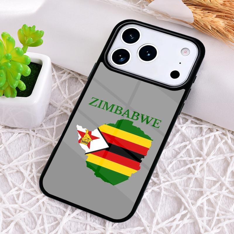 Zimbabwe Flag Shockproof Phone Case for iPhone 17 Air 16e 15 11 12 14 13 Pro Max Cover Coque