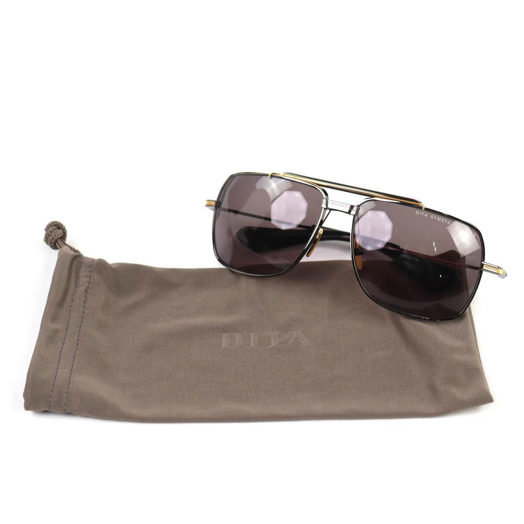 Excellent DITA sunglasses SYMETA Two Bridges Cancer metallic mens TYPE403 Used