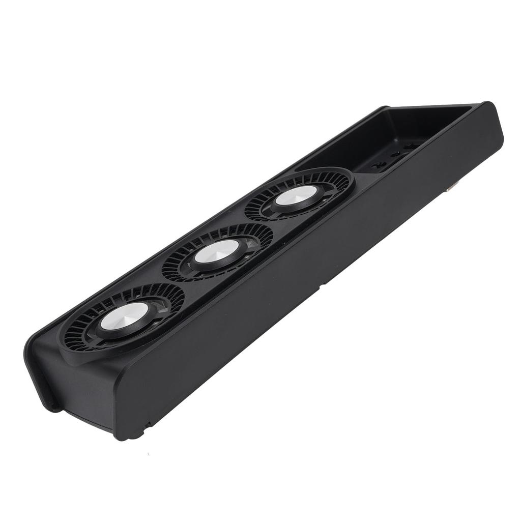 Cooling Fan for Slim Console 9 Blades 2 Speeds USB3.0 Game Console External Cooler Fan with 7 Color Light for Both Disc and Digital Editions
