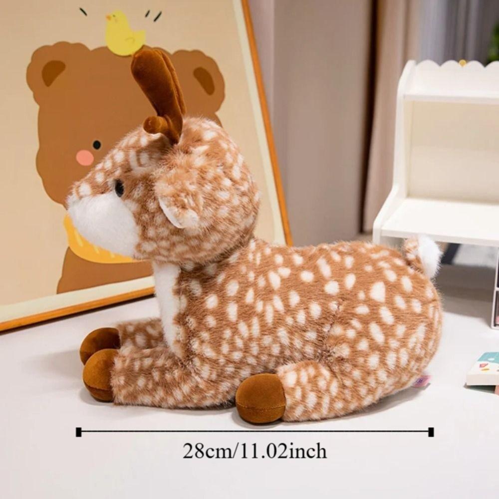 Interactive Christmas Deer Toy PP Cotton Stuffed Animal Dolls Toys  Home Decor
