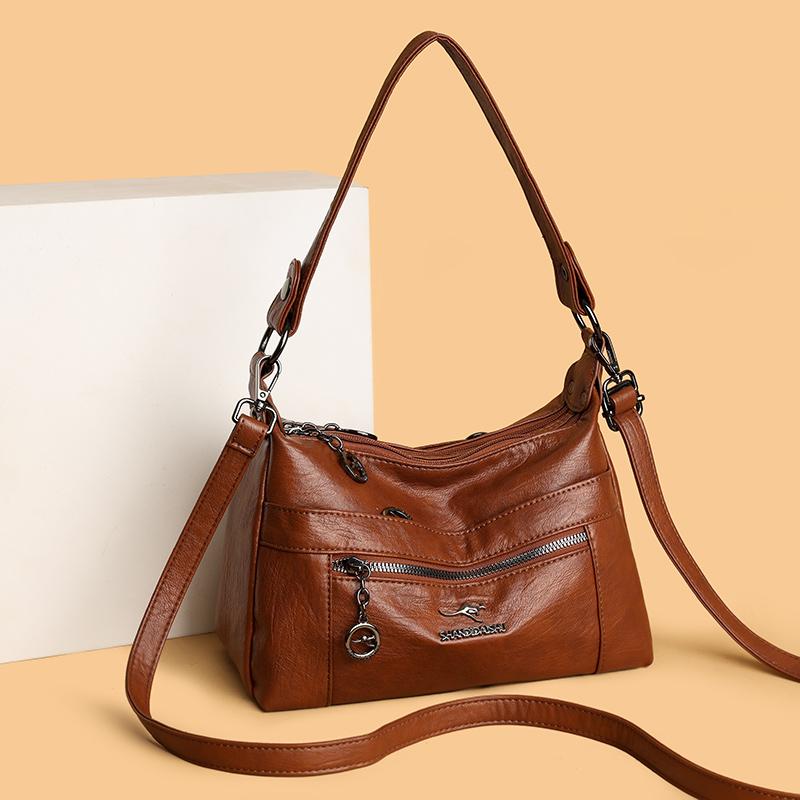 Large Capacity Small Square Bag Mother Bag Women's Shoulder Bag Multi-Layer Crossbody Bag