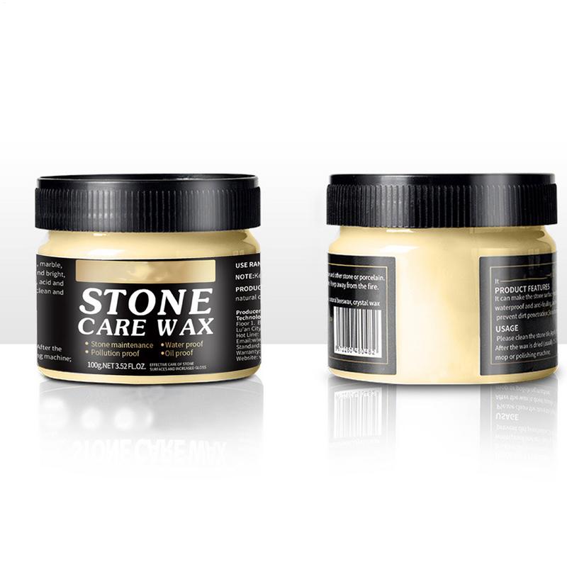 100g Stone Polishing Wax Stone Care Ceramic Paste Stone Floor Glazing Maintenance Tile Wax For Granite Marble Soapstone Quart