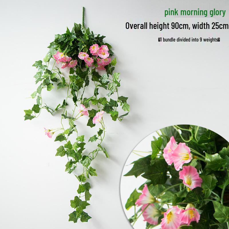 Подвесное декоративное растение Ипомея и Хлорофитум для потолка или стены гостиной