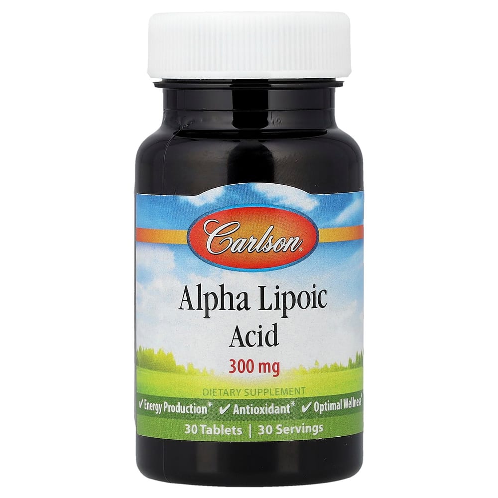 Carlson Labs Alpha Lipoic Acid 300mg, 30 Tablets