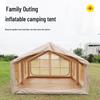 Portable Outdoor Inflatable Camping Tent with Full Set, Rainproof & Sun-Protected, Thickened Oxford Cloth