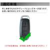 New Serena Key Case C28 New Roox ProPILOT Smart Key Cover Dual Sliding Premium 4 Buttons [Unhoke] Series, e-POWER Keychain, Doors, TPU, (Gold & White)