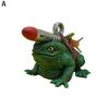 Raketen-Krötenfigur, Gartenrakete, grüner goldener Frosch, Harzstatue, Lenkraketen, Tierskulptur, Innen- und Außenbereich, Hof, Rasendekoration, Ornament