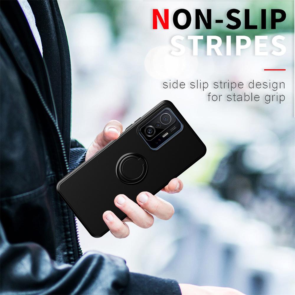 For Xiaomi 10S 10T Pro 11 11T Lite Pro 12 13 Xiaomi POCO X3 X4Pro 4G 5G F4 GT Finger Ring CoverMagnetic Rotatable Bracket Case