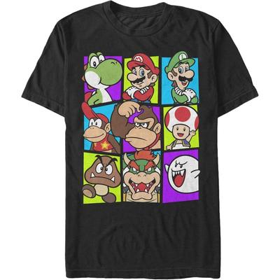 Nintendo Mens Mushroom CastT-Shirt