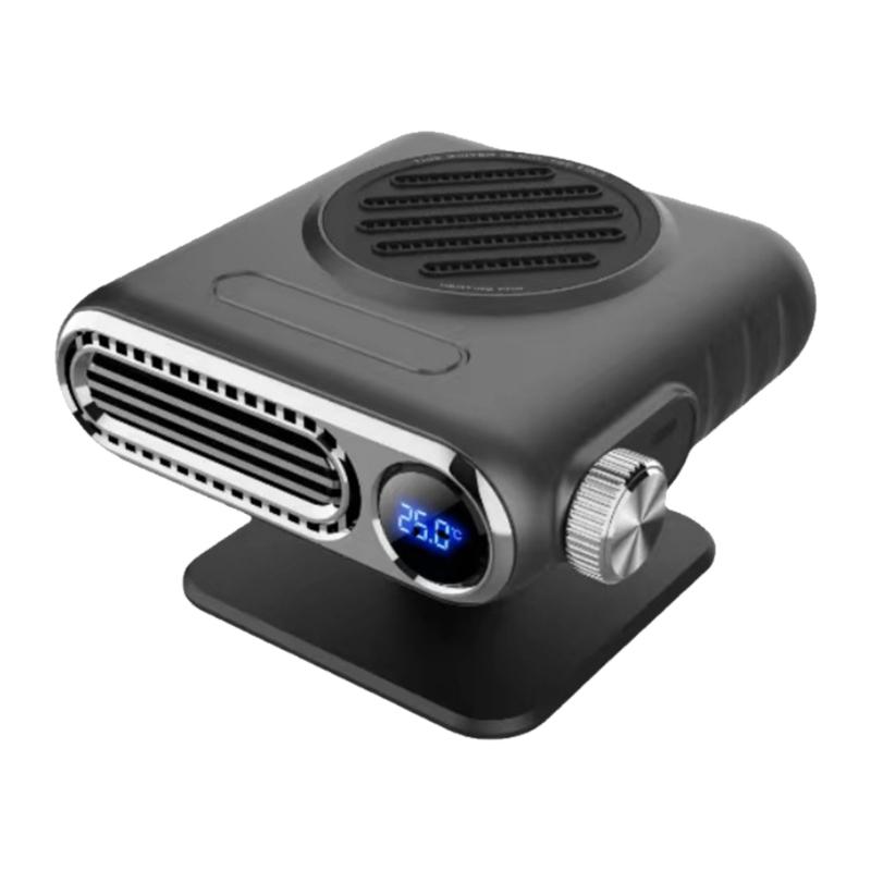 12V/24V Car Cabin Heater Digital Screen Control 150W Strong Demister Vehicle Defroster Heater for Ice Removal In Winter