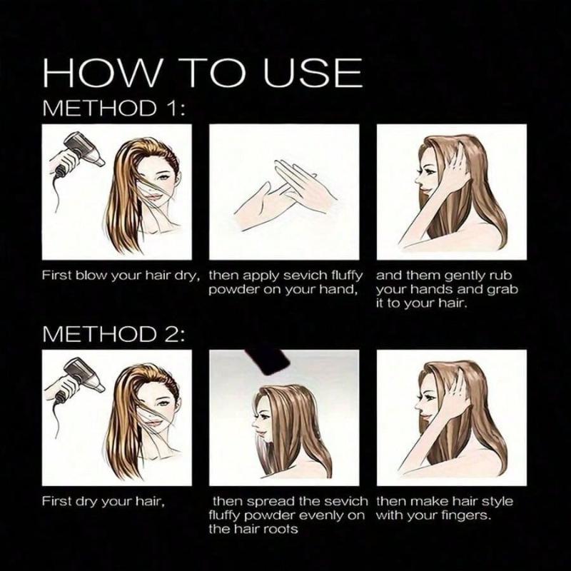 Oil Control Hair Fluffy Powder for All Hair Types Non Greasy Wash Free Volumizing Powder for Natural Volume