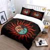 Sun and Moon Mandala Design Bedding Duvet Cover Set Duvet Cover Pillowcases  (1*Duvet Cover 2*Pillowcases, without duvet insert)