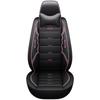 1PC Universal PU Leather Car Seat Waterproof Luxury Mat Covers Car Seat Protector Cover Breathable Cushion for Four Season(Only One Seat Cover)