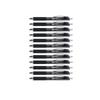 Basics Gel Ballpoint Pen 0.7mm Knock Black 12pcs Set