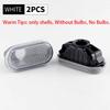 2PCS Only Shells For Nissan Cube Z11 Versa Xterra Qashqai J10 JJ10 Livina Fairlady Z33 Without Bulbs Car Side Marker Light Cover