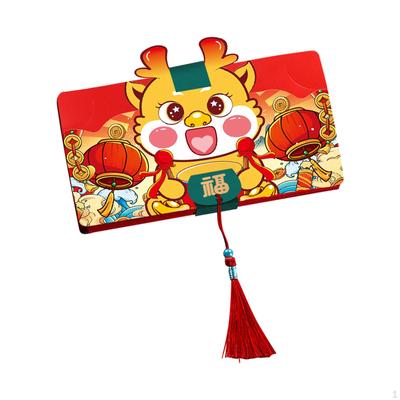 Chinese Lunar Year Red Envelopes Lucky Money of The Dragon Packets for