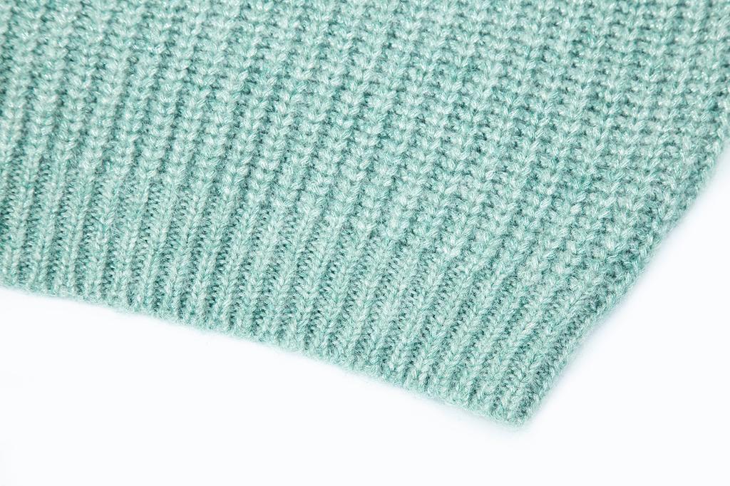SALAD BAGUNI Metallic Round Pullover - Mint