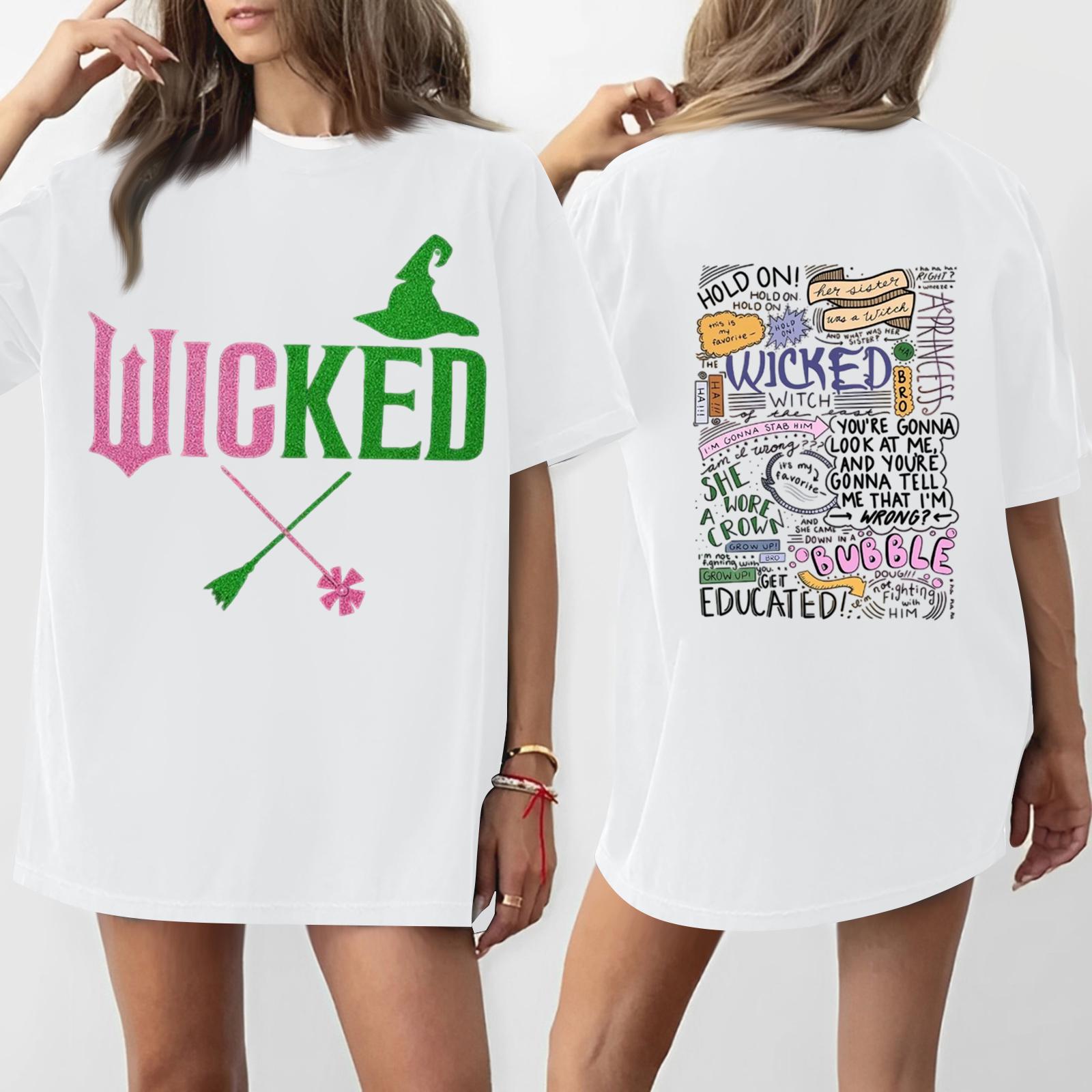 

Women s Casual Fashion Round Neck Printed Short Sleeve T-Shirt Top S білий