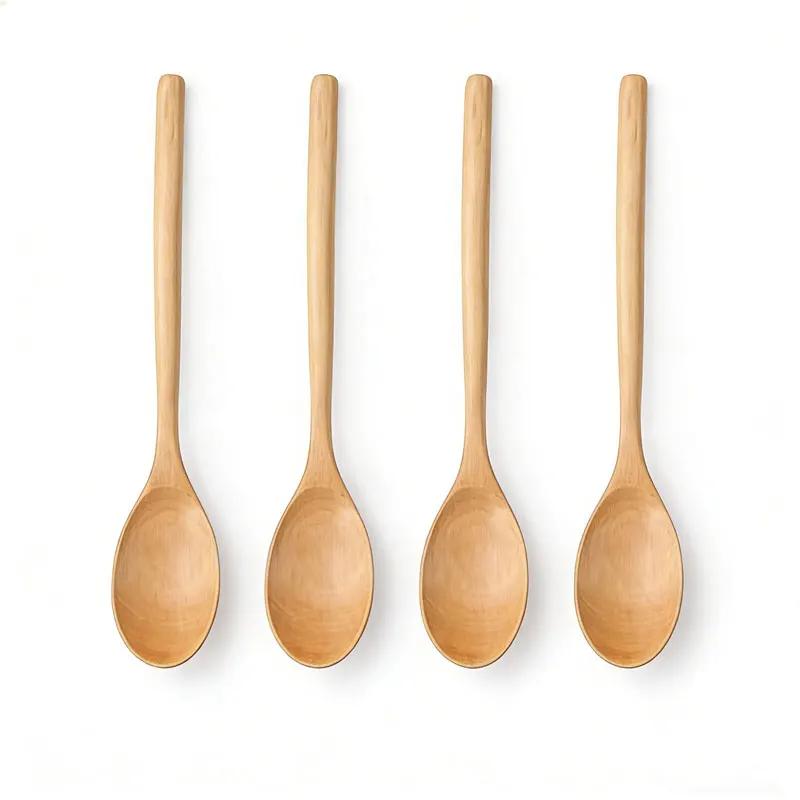 Houten Lepel Servies Keuken Kookgerei Gereedschap Soep Theelepel Catering Kookgerei Tool Koffie Soep Theelepel