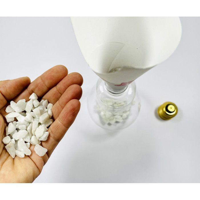 Cailloux naturels blancs 5 à 8mm boîte 475ml